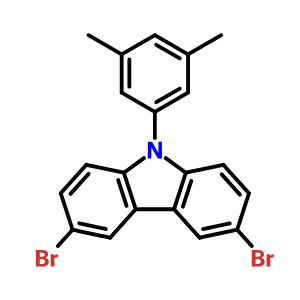 3,6-二溴-9-(3,5-二甲基苯基)-9H-咔唑,3,6-Dibromo-9-(3,5-dimethylphenyl)-9H-carbazole