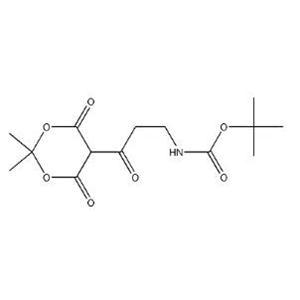 tert-butyl 3-(2,2-dimethyl-4,6-dioxo-1,3-dioxan-5-yl)-3-oxopropylcarbamate