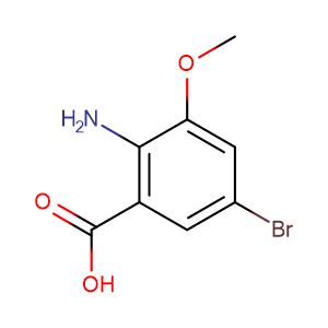 2-氨基-5-溴-3-甲氧基苯甲酸,2-AMINO-5-BROMO-3-METHOXYBENZOIC ACID