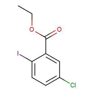 5-氯-2-碘-苯甲酸乙基酯,Benzoic acid, 5-chloro-2-iodo-, ethyl ester