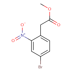 2-(4-溴-2-硝基苯基)乙酸甲酯,Methyl 2-(4-bromo-2-nitrophenyl)acetate