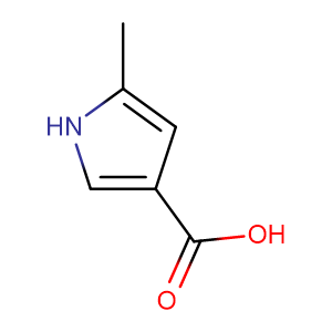 2-甲基-4-甲酸吡咯,3-Pyrrolecarboxylicacid,5-methyl-(6CI)