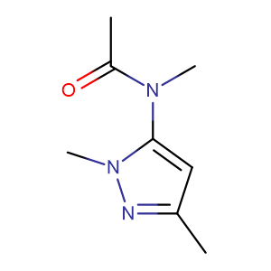 N-(1,3-二甲基-1H-吡唑-5-基)乙酰胺,Acetamide, N-(1,3-dimethyl-1H-pyrazol-5-yl)-N-methyl-