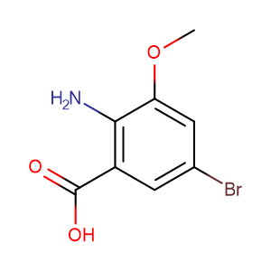2-氨基-5-溴-3-甲氧基苯甲酸