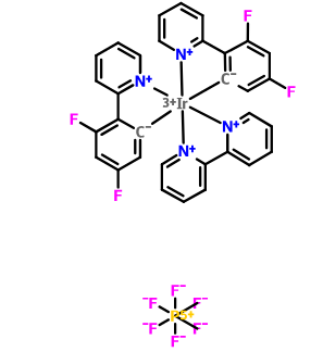(2,2'-联吡啶)双[2-(2,4-二氟苯基)吡啶]铱(III) 六氟磷酸盐,(2,2-Bipyridine)bis[2-(2,4-difluorophenyl)pyridine]iridium(III) Hexafluorophosphate