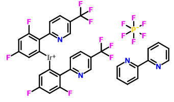 二[2-(2,4-二氟苯基)-5-三氟甲基吡啶][2-2'-联吡啶]铱二(六氟磷酸)盐,[Ir{dFCF3ppy}2(bpy)]PF6