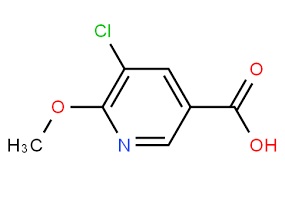 5-氯-6-甲氧基烟酸,5-Choro-6-methoxynicotinic acid