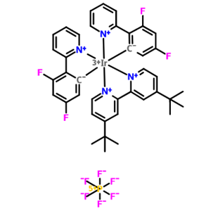 [2,2'-联(4-叔丁基吡啶)]双[2-(2,4-二氟苯基)吡啶]铱(III) 六氟磷酸盐