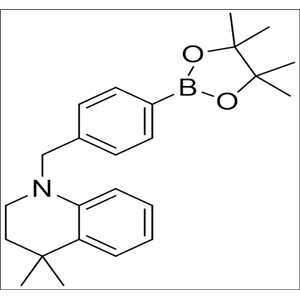4,4-二甲基-1-(4,4,5,5-四甲基-1,3,2-二恶英-2-基)苄基)-1,2,3,4-四氢喹啉