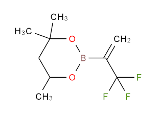 1-(三氟甲基)乙烯硼酸己醇酯,1-(TRIFLUOROMETHYL)VINYL BORONIC ACID HEXYLENE GLYCOL ESTER