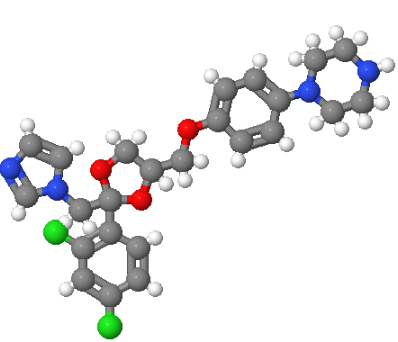 酮康唑杂质D,cis-1-[4-[[2-(2,4-dichlorophenyl)-2-(1H-imidazol-1-ylmethyl)-1,3-dioxolan-4-yl]methoxy]phenyl]piperazine