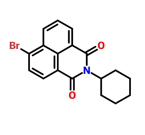 6-溴-2-环己基-1H-苯并[de]异喹啉-1,3(2H)-二酮,6-?bromo-?2-?cyclohexyl-1H-?Benz[de]?isoquinoline-?1,?3(2H)?-?dione