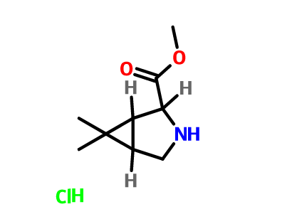 (1R,2S,5S)-6,6-二甲基-3-氮雜雙環(huán)[3,1,0]己基-2-羧酸甲酯鹽酸鹽,(1R,2S,5S)-methyl 6,6-dimethyl-3-aza-bicyclo[3.1.0]hexane-2-carboxylate hydrochloride