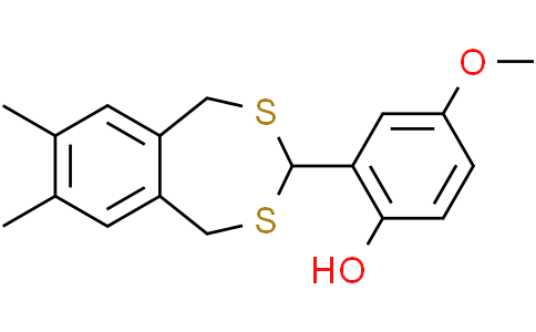 2-(7,8-dimethyl-1,5-dihydrobenzo[e][1,3]dithiepin-3-yl)-4-methoxyphenol