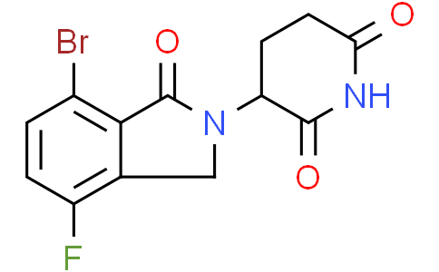 3-(7-bromo-4-fluoro-1-oxoisoindolin-2-yl)piperidine-2,6-dione