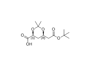 瑞舒伐他汀钙杂质42,(4S,6R)-6-(2-(tert-butoxy)-2-oxoethyl)-2,2-dimethyl-1,3-dioxane-4-carboxylic acid