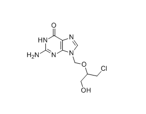 更昔洛韦杂质03,2-amino-9-(((1-chloro-3-hydroxypropan-2-yl)oxy)methyl)-1,9-dihydro-6H-purin-6-one