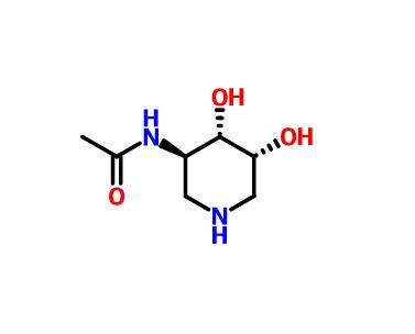 N-[(3R,4S,5R)-4,5-二羟基-3-哌啶基]乙酰胺,N-[(3R,4S,5R)-4,5-Dihydroxy-3-piperidinyl]acetamide