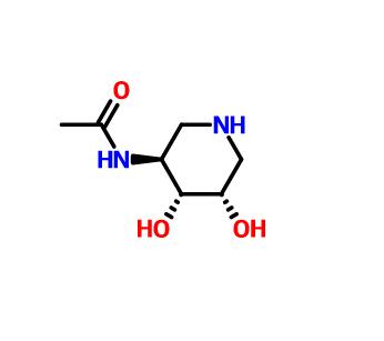 N-[(3S,4R,5S)-4,5-二羟基-3-哌啶基]乙酰胺,N-[(3S,4R,5S)-4,5-Dihydroxy-3-piperidinyl]acetamide