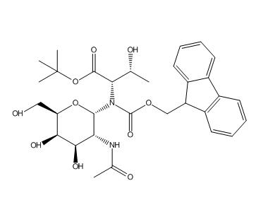 2-乙酰氨基-2-脫氧-Α-D-吡喃半乳糖基 - (N-FMOC)-L-蘇氨酸叔丁酯,2-Acetamido-2-deoxy-a-D-galactopyranosyl-(N-Fmoc)-L-threonine tert-butyl ester