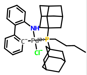 氯[(正丁基二(1-金刚烷基)膦)-2-(2-氨基联苯)]钯(II),Chloro[(di(1-adamantyl)-N-butylphosphine)-2-(2-aminobiphenyl)]palladium(II)