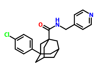 3-(4-氯苯基)-N-(吡啶-4-基甲基)金刚烷-1-甲酰胺