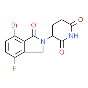 3-(7-bromo-4-fluoro-1-oxoisoindolin-2-yl)piperidine-2,6-dione