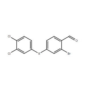 2-bromo-4-(3',4'-dichlorophenylsulfanyl)benzaldehyde