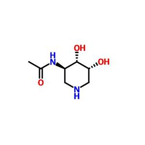 N-[(3R,4S,5R)-4,5-二羟基-3-哌啶基]乙酰胺,N-[(3R,4S,5R)-4,5-Dihydroxy-3-piperidinyl]acetamide