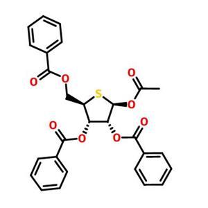 2,3,5-三-O-苯甲酰基-1-O-乙酰基-4-硫-D-核糖,2,3,5-Tri-O-benzoyl-1-O-acetyl-4-thio-D-ribofuranose