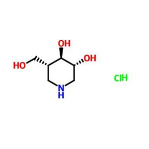 (3R,4R,5R)-5-(羟基甲基)哌啶-3,4-二醇盐酸盐,ISOFAGOMINE, HYDROCHLORIDE