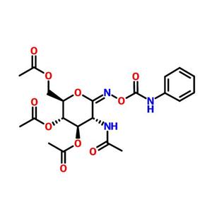 2-(乙酰氨基)-2-脱氧-N-[[(苯基氨基)羰基]氧基]-D-葡萄糖酸肟 D-内酯 3,4,6-三乙酸酯