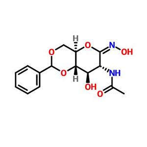 2-乙酰氨基-4,6-O-亚苄基-2-脱氧D-葡萄糖羟肟酸-1,5-内酯 MF：	C15H18N2O6,2-ACETAMIDO-4,6-O-BENZYLIDENE-2-DEOXY-D-GLUCONHYDROXIMO-1,5-LACTONE