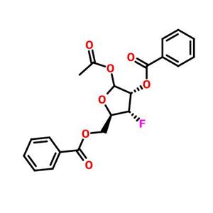 1-O-acetyl-2,5-di-O-benzoyl-3-fluoro-3-deoxy-α,β-D-ribofuranose,1-O-acetyl-2,5-di-O-benzoyl-3-fluoro-3-deoxy-α,β-D-ribofuranose