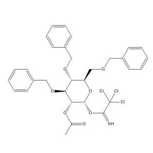 3,4,6-三-O-(苯基甲基)-ALPHA-D-吡喃葡萄糖 2-乙酸酯 1-(2,2,2-三氯亚氨乙酸酯)