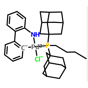 氯[(正丁基二(1-金刚烷基)膦)-2-(2-氨基联苯)]钯(II),Chloro[(di(1-adamantyl)-N-butylphosphine)-2-(2-aminobiphenyl)]palladium(II)