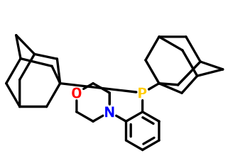 N-[2-二(1-金刚烷)膦苯基]吗啉,N-[2-(di-1-adamantylphosphino) phenyl]morpholine