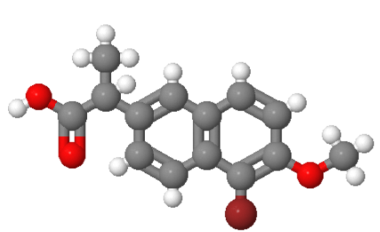 萘普生杂质,(S)-5-bromo-6-methoxy-alpha-methylnaphthalene-1-acetic acid