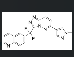 6-[二氟[6-(1-甲基-1H-吡唑-4-基)-1,2,4-噻唑并[4,3-B]吡嗪-3-基]甲基]-喹啉,6-[Difluoro[6-(1-methyl-1H-pyrazol-4-yl)-1,2,4-triazolo[4,3-b]pyridazin-3-yl]methyl]quinoline