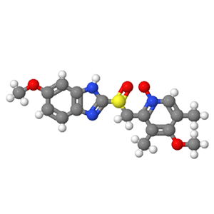 奥美拉唑 N-氧化物,5-METHOXY-2-[((4-METHOXY-3,5-DIMETHYL-1-OXIDO-2-PYRIDINYL)METHYL)SULFINYL]-BENZIMIDAZOLE