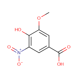 4-羟基-3-甲氧基-5硝基苯甲酸,4-HYDROXY-3-METHOXY-5-NITROBENZOIC ACID