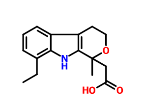8-乙基-1,3,4,9-四氢-1-甲基吡喃并[3,4-B]吲哚-1-乙酸,8-Ethyl-1,3,4,9-tetrahydro-1-methylpyrano[3,4-b]indole-1-acetic acid