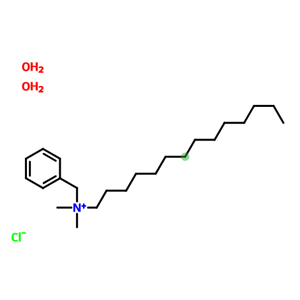 氯化苯甲基二甲基十四烷基铵二水合物,BENZYLDIMETHYLTETRADECYLAMMONIUM CHLORI&