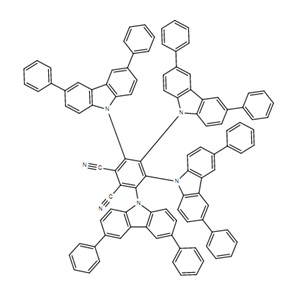 3,4,5,6-四(3,6-二苯基-9-咔唑基)-对苯二腈