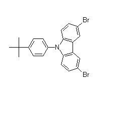 3,6-二溴-9-(4-叔丁基苯基)-9H-咔唑,3,6-Dibromo-9-(4-tert-butyl-phenyl)-9H-carbazole