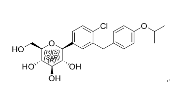 达格列净杂质42,(2S,3R,4R,5S,6R)-2-(4-chloro-3-(4-isopropoxybenzyl)phenyl)-6-(hydroxymethyl)tetrahydro-2H-pyran-3,4,5-triol