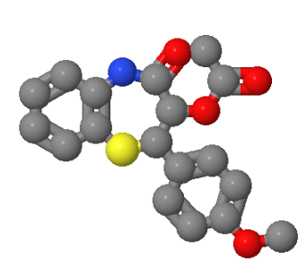 地尔硫卓杂质B,(2S-CIS)-3-(ACETYLOXY)-2,3-DIHYDRO-2-(4-METHOXY-PHENYL)-1,5-BENZOTHIAZEPIN-4(5H)-ONE