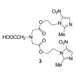 2-(双(2-(2-(2-甲基-5-硝基-1H-咪唑-1-基)乙氧基)-2-氧代乙基)氨基)乙酸