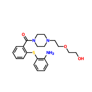喹硫平EP杂质F,2-(2-(4-(Dibenzo[b,f][1,4]thiazepin-11-yl)piperazin-1-yl)ethoxy)ethanol