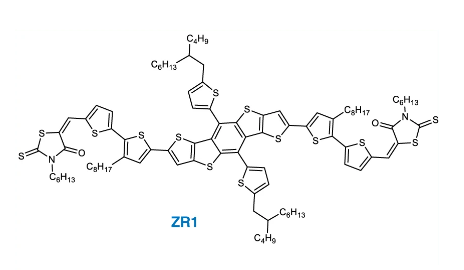 小分子給體ZR1分子,ZR1